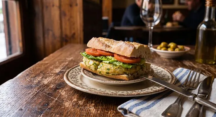 Sandwich Tuna with House Sauce